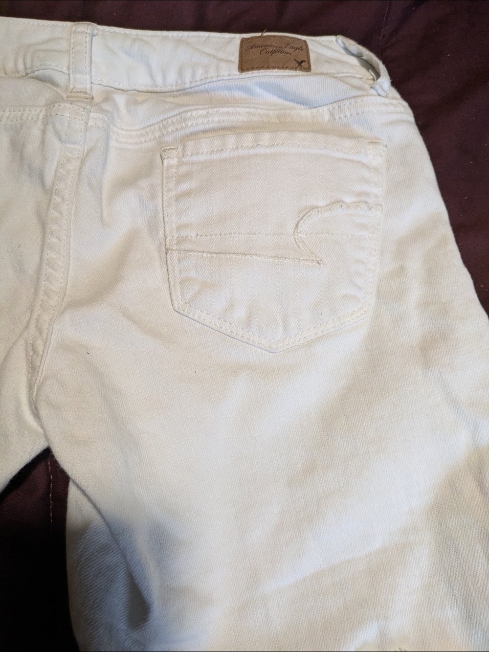 ✨ American Eagle Distressed White Denim Shorts - Picture 10 of 11